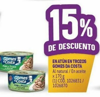 Makro Atún gomes da costa oferta