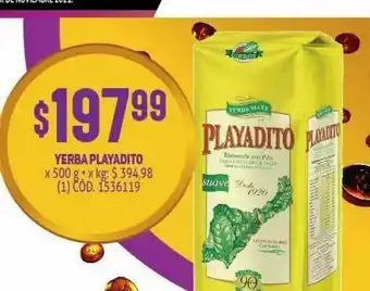 Makro Yerba mate playadito oferta