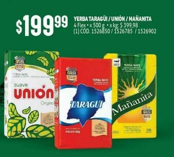 Makro Yerba mate unión oferta