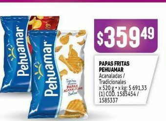 Makro Papas fritas pehuamar oferta