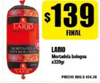 Supermayorista Vital Lario Motadela bologna x320gr oferta