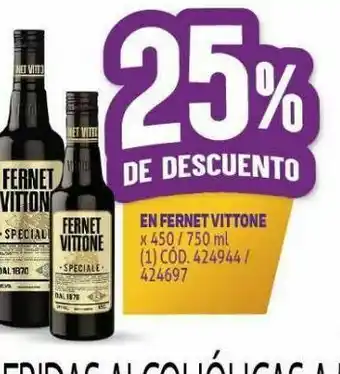 Makro Licor fernet oferta