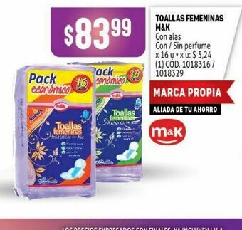 Makro Toallas femeninas m&k oferta