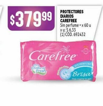 Makro Protectores femeninos carefree oferta