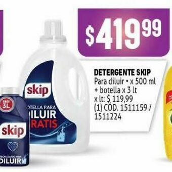 Makro Detergente skip oferta