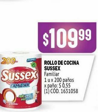 Makro Papel de cocina sussex oferta