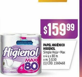 Makro Papel higiénico higienol oferta
