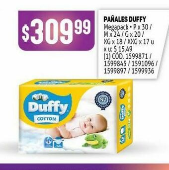 Makro Pañales duffy oferta