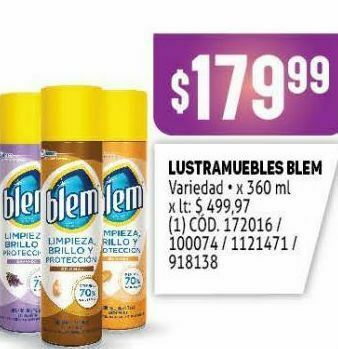 Makro Lustramuebles blem oferta