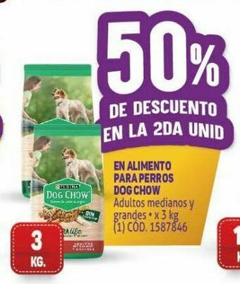 Makro Alimento para perros dog chow oferta