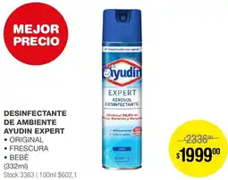 Atomo Conviene DESINFECTANTE DE AMBIENTE AYUDIN EXPERT 332ML oferta