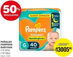 Atomo Conviene PAÑALES PAMPERS BABYSAN oferta