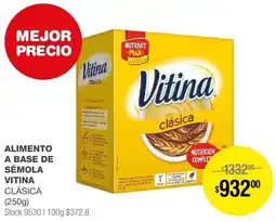 Atomo Conviene ALIMENTO A BASE DE SÉMOLA VITINA CLÁSICA 250g oferta