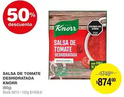 Atomo Conviene SALSA DE TOMATE DESHIDRATADA KNORR 60G oferta