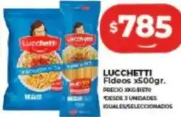 Supermayorista Vital LUCCHETTI Fideos x 500gr oferta