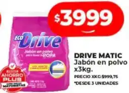 Supermayorista Vital DRIVE MATIC Jabón en polvo x 3kg oferta