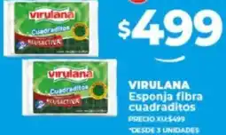 Supermayorista Vital VIRULANA Esponja fibra cuadraditos oferta