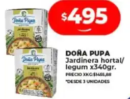 Supermayorista Vital DOÑA PUPA Jardinera hortal/ legum x340gr oferta