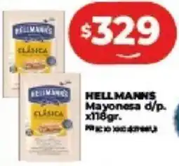 Supermayorista Vital HELLMANNS Mayonesa d/p. x118gr oferta