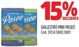 Supermercados Yaguar GALLETITAS MINI PASEO oferta
