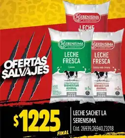 Supermercados Yaguar LECHE SACHET LA SERENISIMA oferta