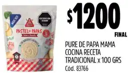 Supermercados Yaguar PURE DE PAPA MAMA COCINA RECETA TRADICIONAL x 100GR oferta