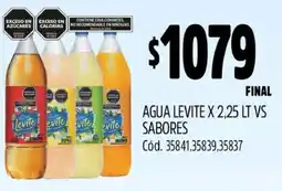 Supermercados Yaguar AGUA LEVITE X 2,25LT VS SABORES oferta