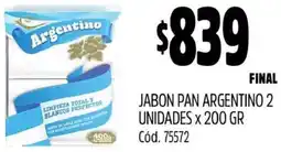 Supermercados Yaguar JABON PAN ARGENTINO 2 UNIDADES X 200GR oferta