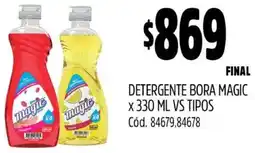 Supermercados Yaguar DETERGENTE BORA MAGIC x 330ML VS TIPOS oferta