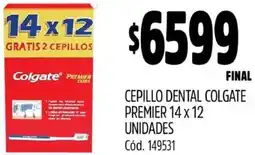Supermercados Yaguar CEPILLO DENTAL COLGATE PREMIER 14 x 12 UNIDADES oferta