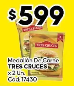 Diarco Medallón De Carne TRES CRUCES x 2 Un. oferta