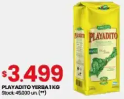 Changomas PLAYADITO YERBA 1kg oferta