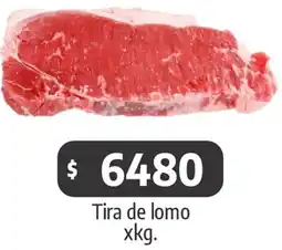 Autoservicio Capo Tira de lomo x kg oferta