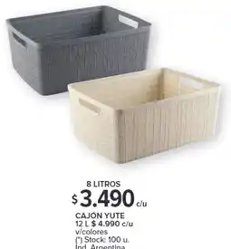 Carrefour CAJÓN YUTE 12L oferta