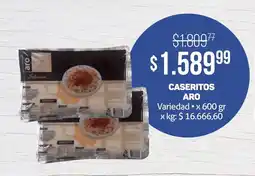 Makro CASERITOS ARO Variedad x 600 gr oferta