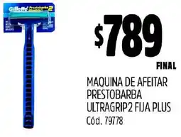 MAQUINA DE AFEITAR PRESTOBARBA ULTRAGRIP2 FIJA PLUS