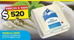 Carrefour Maxi Marca lider - queso cremoso por horma oferta