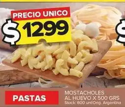 Carrefour Maxi Pastas mostacholes al huevo oferta