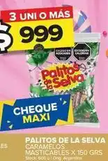 Carrefour Maxi Palitos de la selva - caramelos masticables oferta