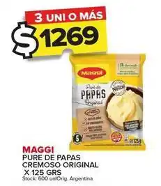 Carrefour Maxi Maggi - pure de papas cremoso original oferta