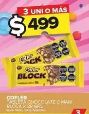 Carrefour Maxi Cofler - tableta chocolate c mani block oferta