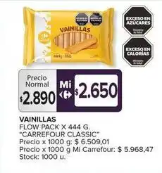 Carrefour Maxi Carrefour - classic vainillas oferta