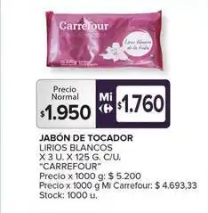 Carrefour Maxi Carrefour - jabón de tocador oferta