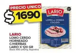 Carrefour Maxi Lario - lomo cerdo horneado c/hierbas oferta