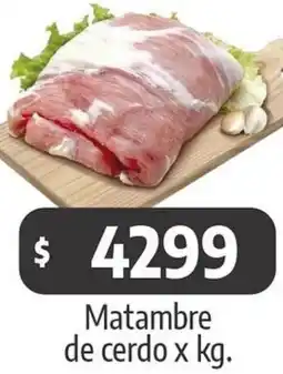 Autoservicio Capo Matambre de cerdo x kg oferta