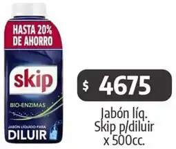 Autoservicio Capo Jabón líq. Skip p/diluir x 500cc oferta