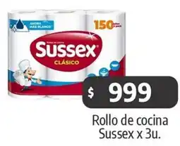 Autoservicio Capo Rollo de cocina Sussex x 3u oferta