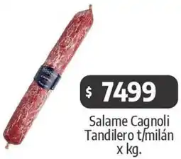 Autoservicio Capo Salame Cagnoli Tandilero t/milán x kg oferta