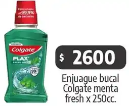 Autoservicio Capo Enjuague bucal Colgate menta fresh x 250cc oferta