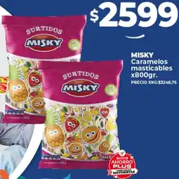 Supermayorista Vital MISKY Caramelos masticables x800gr. oferta